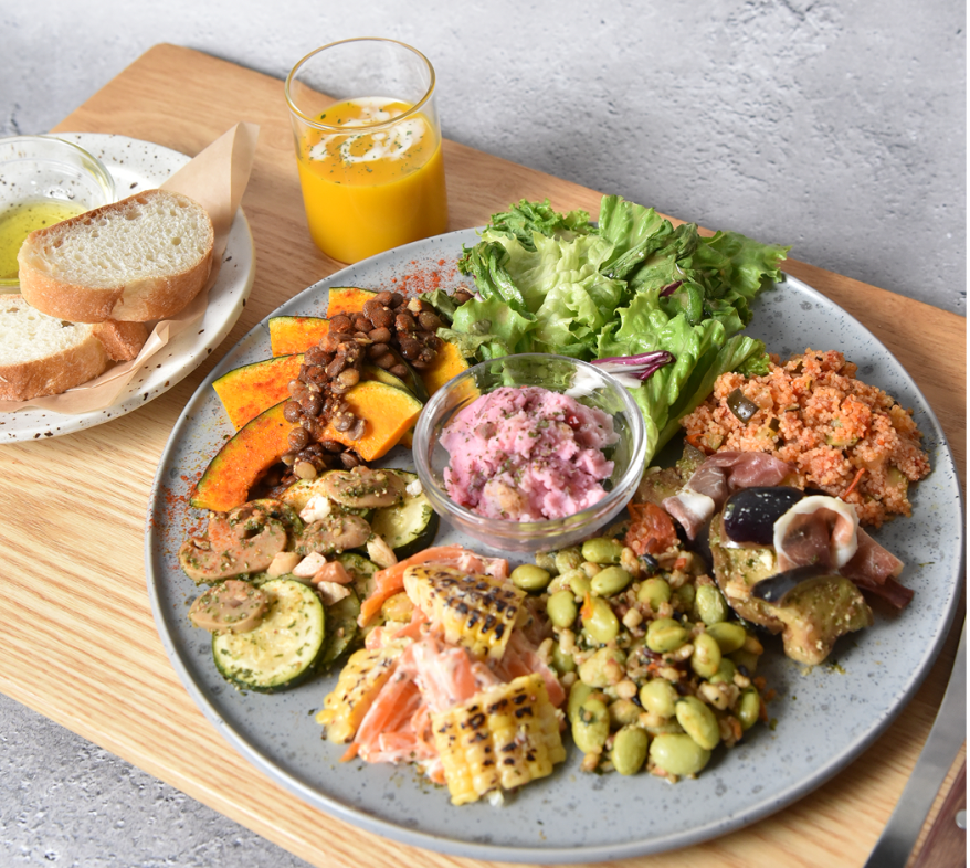 季節野菜のベジタブルデリプレート